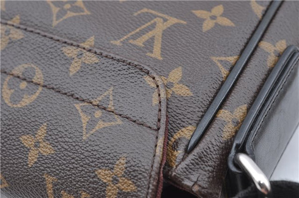 Auth Louis Vuitton Monogram Macassar District PM Shoulder Bag M40935 LV J5127