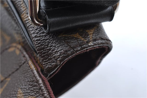 Auth Louis Vuitton Monogram Macassar District PM Shoulder Bag M40935 LV J5127