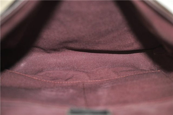 Auth Louis Vuitton Monogram Macassar District PM Shoulder Bag M40935 LV J5127