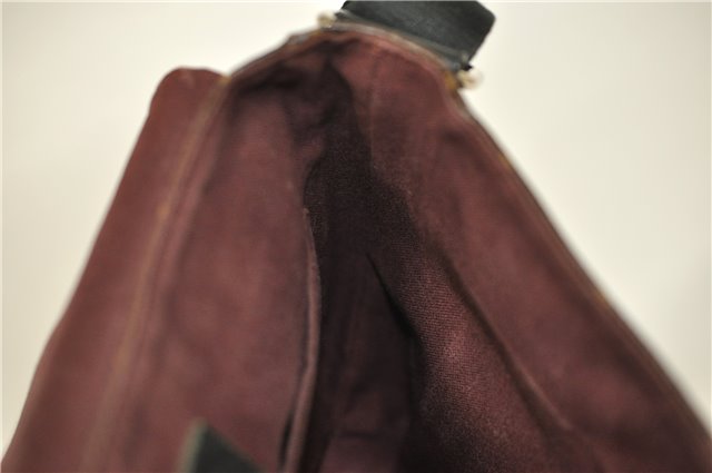 Auth Louis Vuitton Monogram Macassar District PM Shoulder Bag M40935 LV J5127