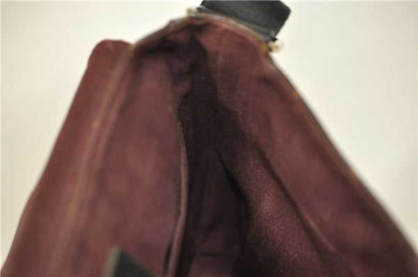 Auth Louis Vuitton Monogram Macassar District PM Shoulder Bag M40935 LV J5127