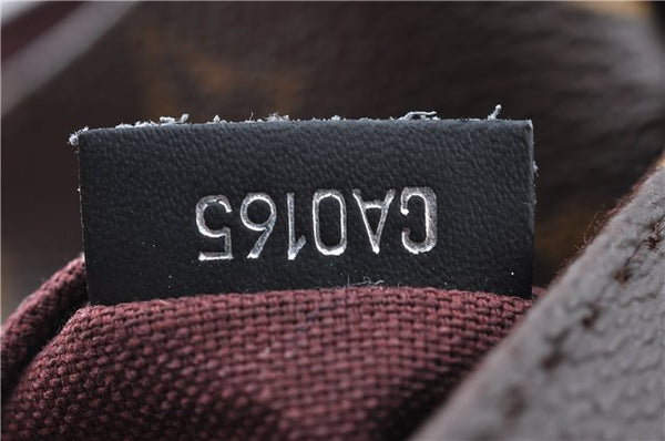 Auth Louis Vuitton Monogram Macassar District PM Shoulder Bag M40935 LV J5127