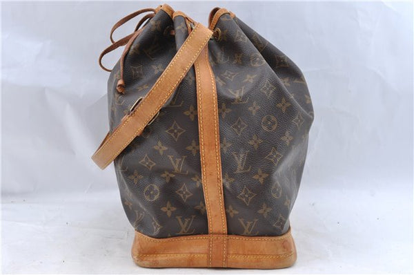 Authentic Louis Vuitton Monogram Noe Shoulder Drawstring Bag M42224 LV J5132