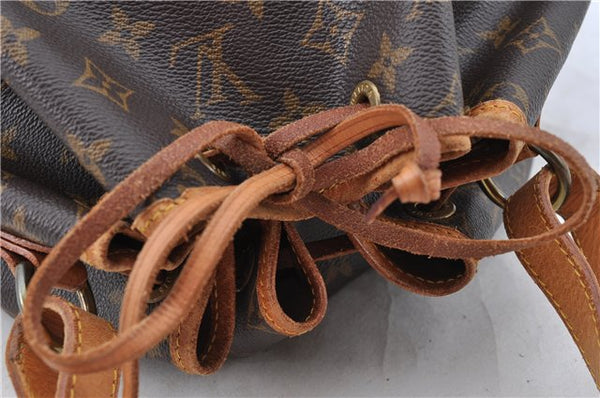 Authentic Louis Vuitton Monogram Noe Shoulder Drawstring Bag M42224 LV J5132