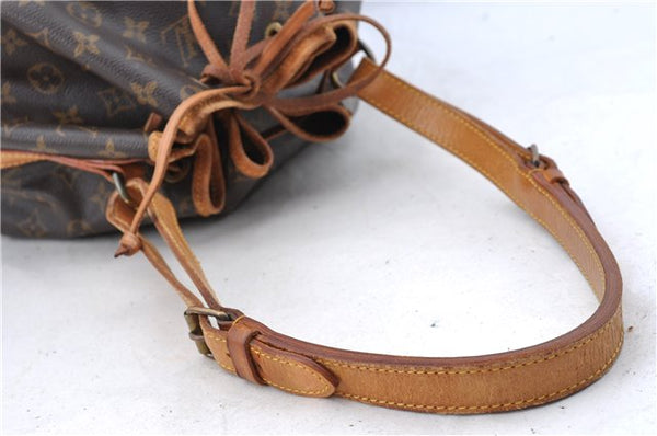 Authentic Louis Vuitton Monogram Noe Shoulder Drawstring Bag M42224 LV J5132