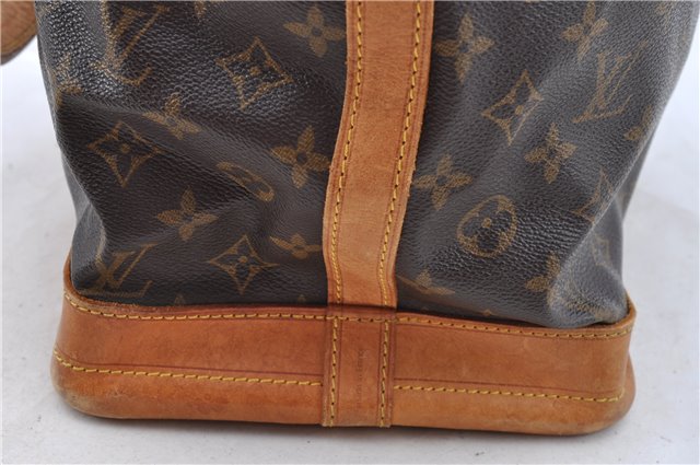 Authentic Louis Vuitton Monogram Noe Shoulder Drawstring Bag M42224 LV J5132