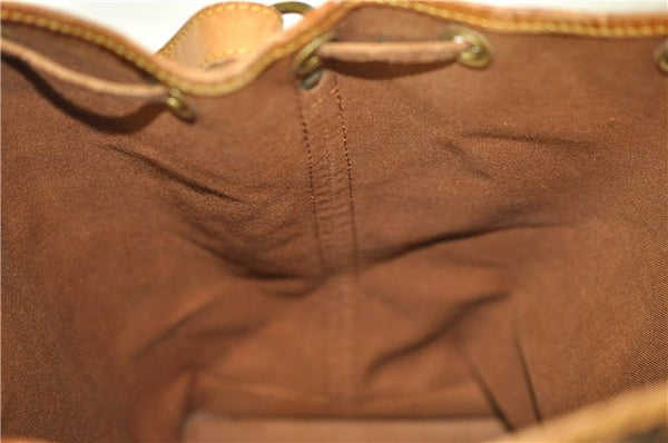 Authentic Louis Vuitton Monogram Noe Shoulder Drawstring Bag M42224 LV J5132