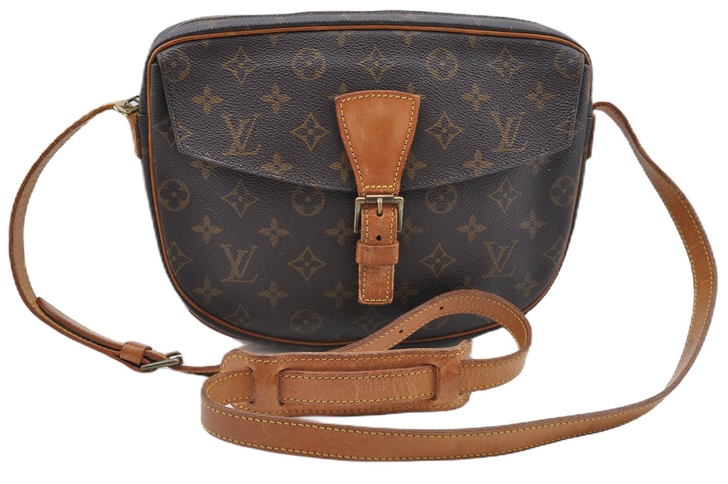 Authentic Louis Vuitton Monogram Jeune Fille GM M51225 Shoulder Cross Bag J5139