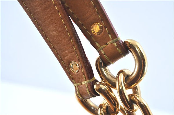 Authentic Louis Vuitton Monogram Multicolor Ursula Hand Bag M40123 White J5144