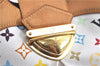 Authentic Louis Vuitton Monogram Multicolor Ursula Hand Bag M40123 White J5144