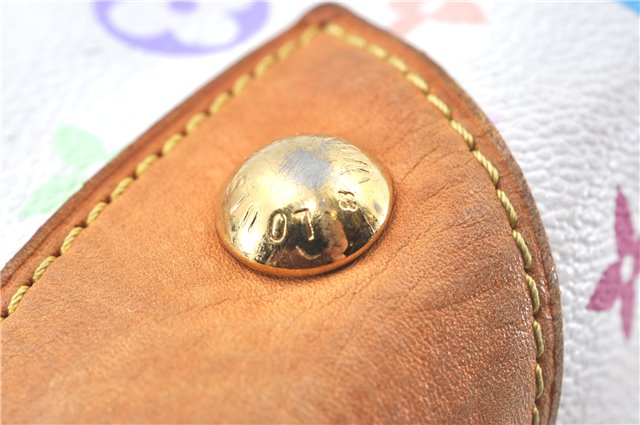 Authentic Louis Vuitton Monogram Multicolor Ursula Hand Bag M40123 White J5144