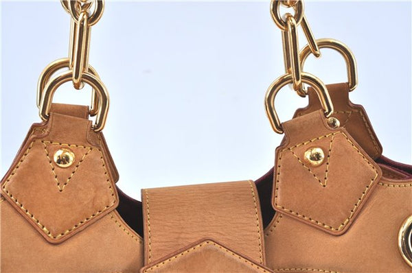 Authentic Louis Vuitton Monogram Multicolor Ursula Hand Bag M40123 White J5144