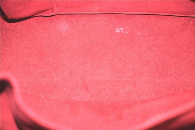 Authentic Louis Vuitton Monogram Multicolor Ursula Hand Bag M40123 White J5144