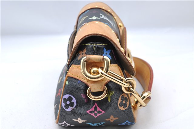 Authentic Louis Vuitton Monogram Multicolor Marilyn Hand Bag M40128 Black J5160
