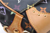 Authentic Louis Vuitton Monogram Multicolor Marilyn Hand Bag M40128 Black J5160