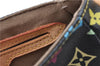 Authentic Louis Vuitton Monogram Multicolor Marilyn Hand Bag M40128 Black J5160