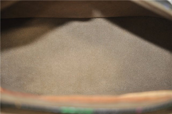 Authentic Louis Vuitton Monogram Multicolor Marilyn Hand Bag M40128 Black J5160