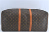 Authentic Louis Vuitton Monogram Keepall 55 Travel Boston Bag M41424 LV J5163