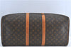 Authentic Louis Vuitton Monogram Keepall 55 Travel Boston Bag M41424 LV J5182