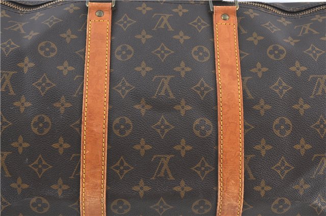 Authentic Louis Vuitton Monogram Keepall 55 Travel Boston Bag M41424 LV J5182