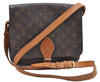 Authentic Louis Vuitton Monogram Cartouchiere GM M51252 Shoulder Cross Bag J5186