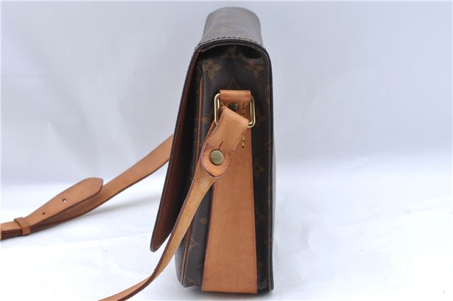 Authentic Louis Vuitton Monogram Cartouchiere GM M51252 Shoulder Cross Bag J5186