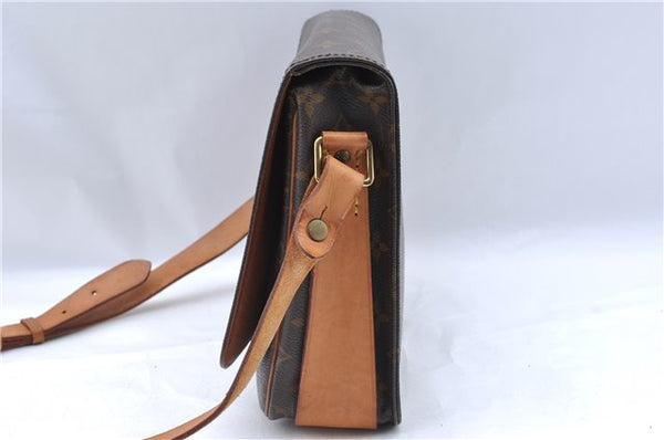 Authentic Louis Vuitton Monogram Cartouchiere GM M51252 Shoulder Cross Bag J5186