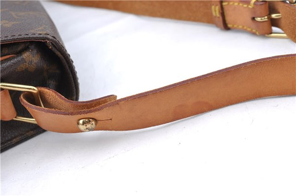 Authentic Louis Vuitton Monogram Cartouchiere GM M51252 Shoulder Cross Bag J5186