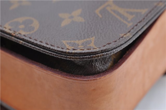 Authentic Louis Vuitton Monogram Cartouchiere GM M51252 Shoulder Cross Bag J5186