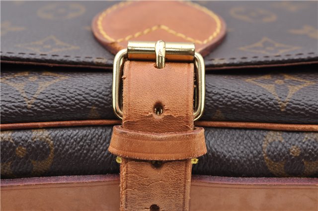 Authentic Louis Vuitton Monogram Cartouchiere GM M51252 Shoulder Cross Bag J5186