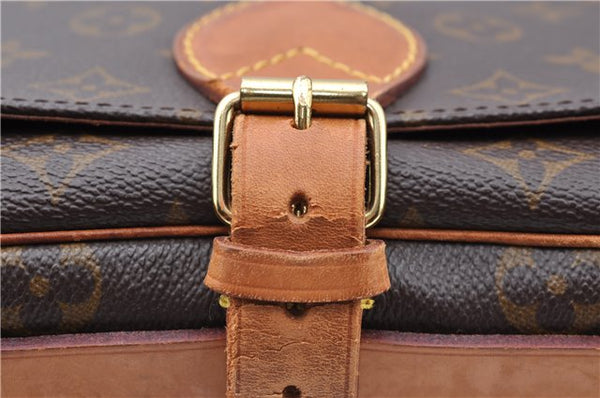 Authentic Louis Vuitton Monogram Cartouchiere GM M51252 Shoulder Cross Bag J5186