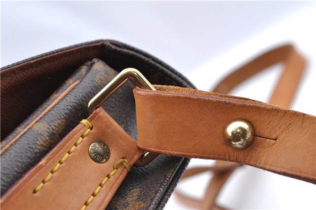 Authentic Louis Vuitton Monogram Cartouchiere GM M51252 Shoulder Cross Bag J5186