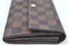 Authentic Louis Vuitton Damier Portefeuille Sarah Long Wallet N61734 LV J5194