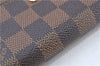 Authentic Louis Vuitton Damier Portefeuille Sarah Long Wallet N61734 LV J5194