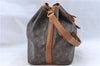 Authentic Louis Vuitton Monogram Petit Noe M42226 Shoulder Drawstring Bag J5209