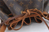 Authentic Louis Vuitton Monogram Petit Noe M42226 Shoulder Drawstring Bag J5209