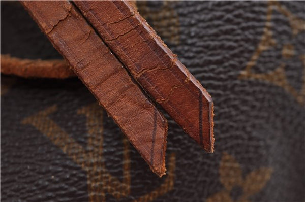 Authentic Louis Vuitton Monogram Petit Noe M42226 Shoulder Drawstring Bag J5209