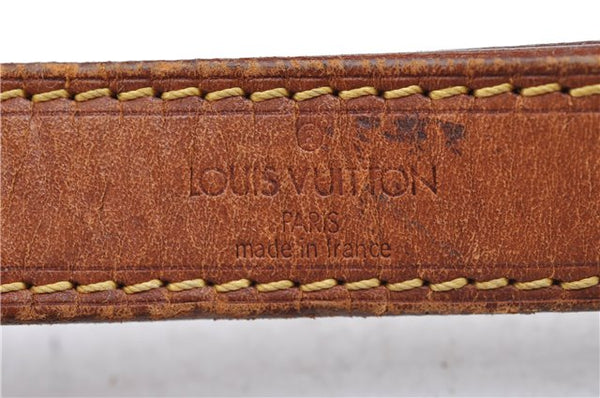 Authentic Louis Vuitton Monogram Petit Noe M42226 Shoulder Drawstring Bag J5209