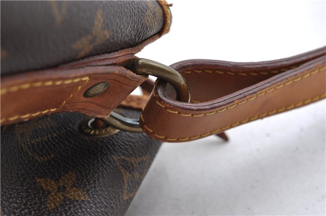 Authentic Louis Vuitton Monogram Petit Noe M42226 Shoulder Drawstring Bag J5209