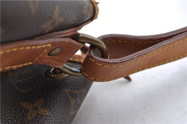 Authentic Louis Vuitton Monogram Petit Noe M42226 Shoulder Drawstring Bag J5209