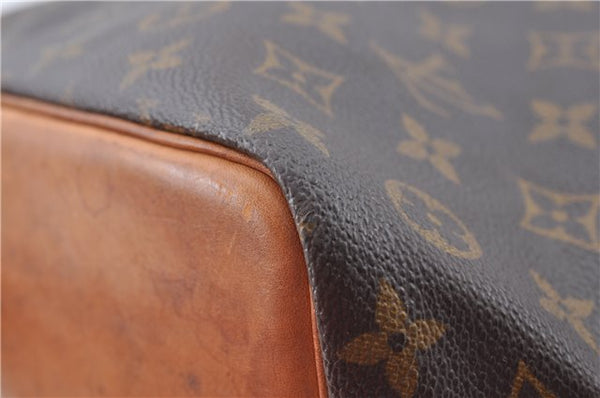 Authentic Louis Vuitton Monogram Petit Noe M42226 Shoulder Drawstring Bag J5209