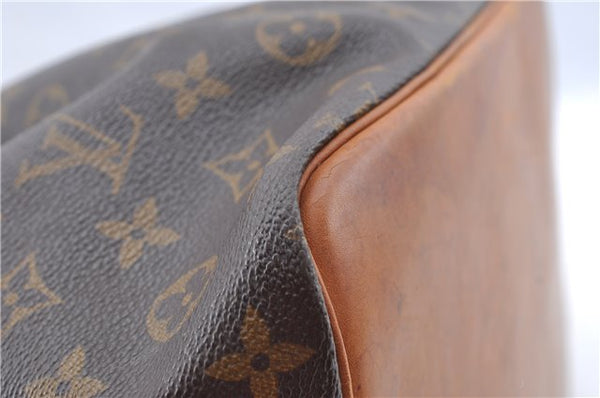 Authentic Louis Vuitton Monogram Petit Noe M42226 Shoulder Drawstring Bag J5209