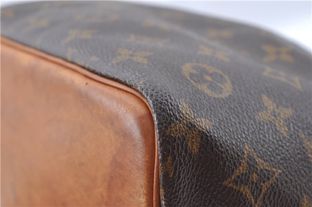 Authentic Louis Vuitton Monogram Petit Noe M42226 Shoulder Drawstring Bag J5209