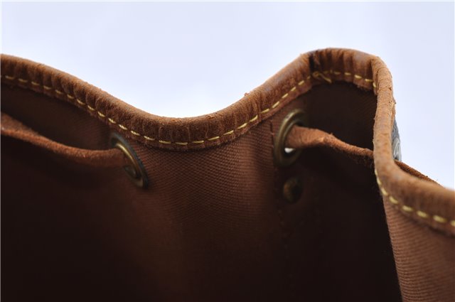 Authentic Louis Vuitton Monogram Petit Noe M42226 Shoulder Drawstring Bag J5209