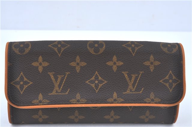 Auth Louis Vuitton Monogram Pochette Twin PM Shoulder Bag M51854 LV Box J5211