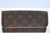 Auth Louis Vuitton Monogram Pochette Twin PM Shoulder Bag M51854 LV Box J5211