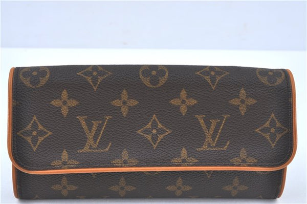 Auth Louis Vuitton Monogram Pochette Twin PM Shoulder Bag M51854 LV Box J5211
