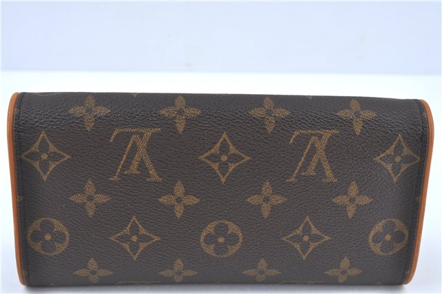 Auth Louis Vuitton Monogram Pochette Twin PM Shoulder Bag M51854 LV Box J5211