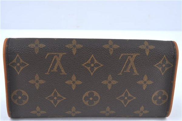 Auth Louis Vuitton Monogram Pochette Twin PM Shoulder Bag M51854 LV Box J5211