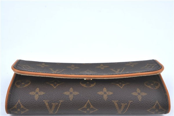 Auth Louis Vuitton Monogram Pochette Twin PM Shoulder Bag M51854 LV Box J5211